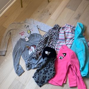 Lot of Girls Small (6/6x) winter Fleece tops